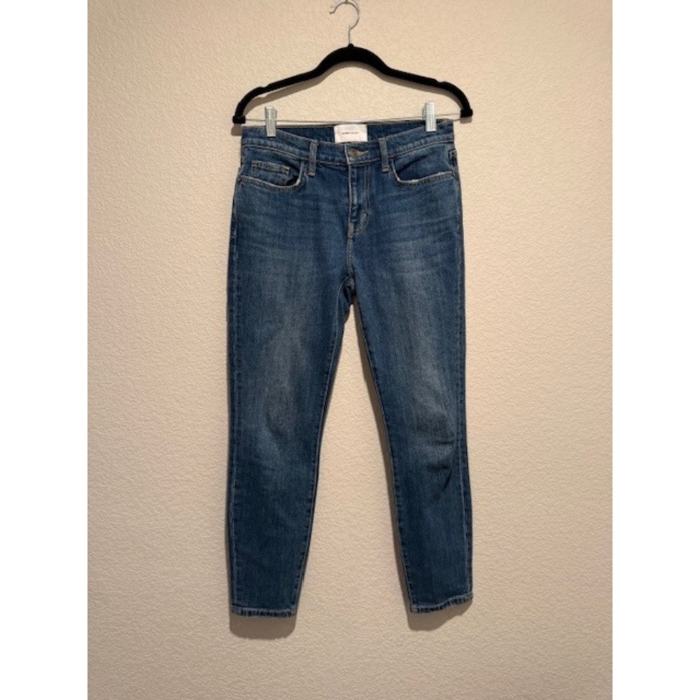 CURRENT ELLIOTT Cody‎ Womens Size 27 Blue Denim Straight Leg Jeans 2144